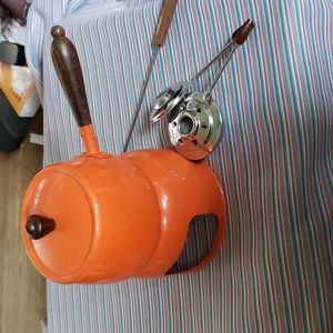 Vintage fondue set by viking